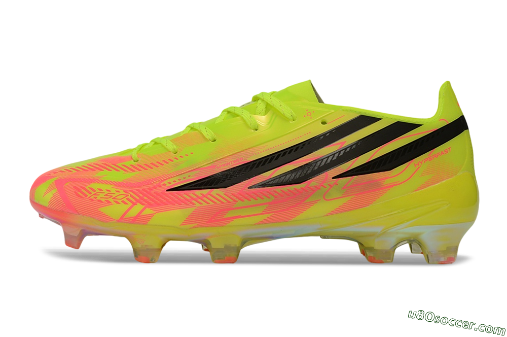 Adidas F50 Hyperfast Elite FG Firm Ground Soccer Cleats - Yellow/Solar Yellow/Black 2