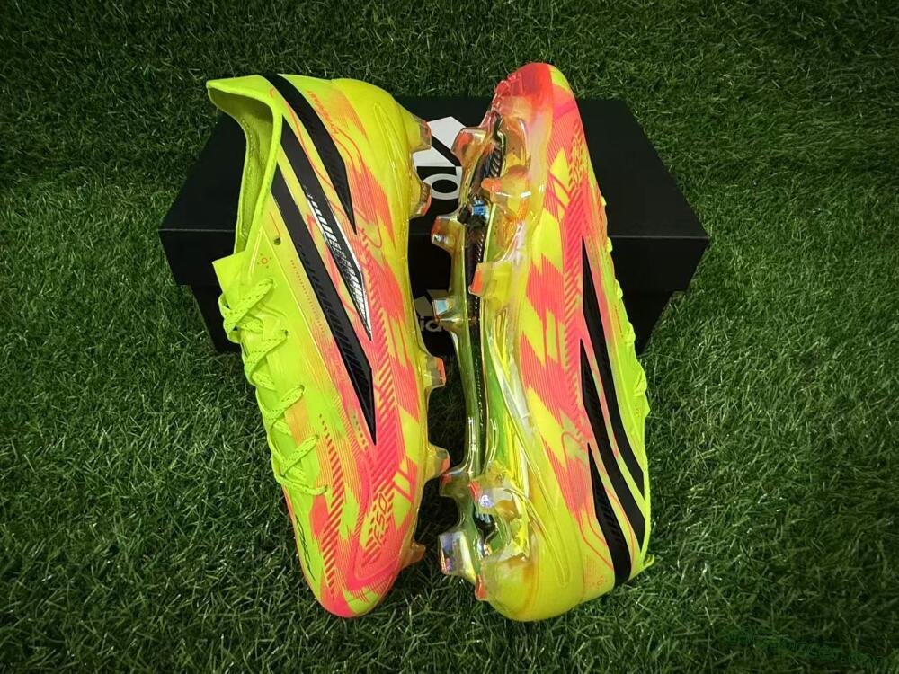 Adidas F50 Hyperfast Elite FG Firm Ground Soccer Cleats - Yellow/Solar Yellow/Black