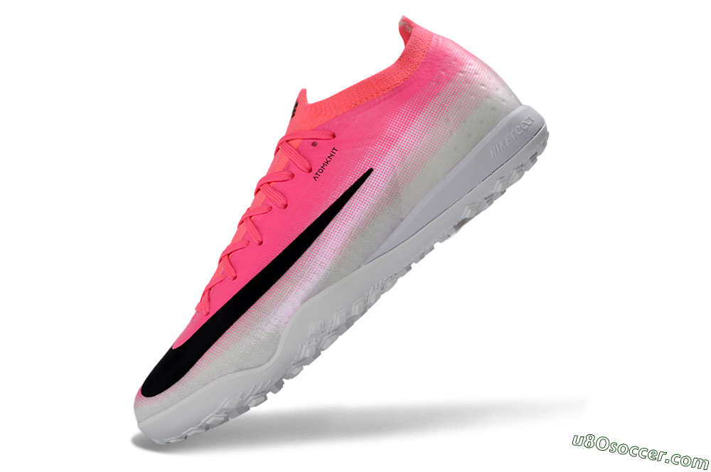 Nike Air Zoom Mercurial Vapor 17 Elite TF Artificial Turf Soccer Shoes - Pink/Hyper Pink/White 6