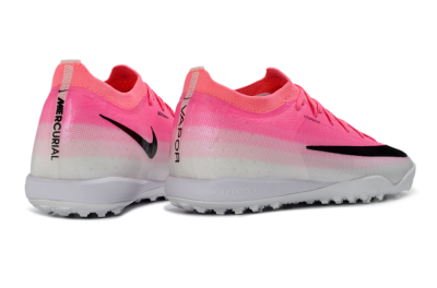 Nike Air Zoom Mercurial Vapor 17 Elite TF Artificial Turf Soccer Shoes - Pink/Hyper Pink/White