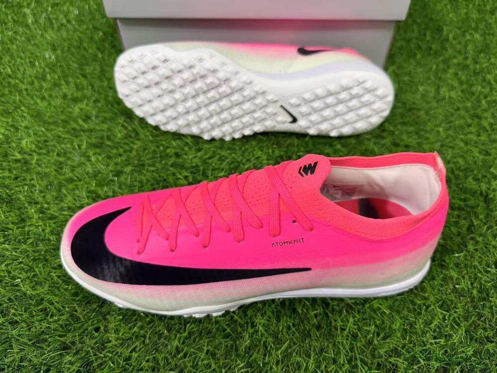 Nike Air Zoom Mercurial Vapor 17 Elite TF Artificial Turf Soccer Shoes - Pink/Hyper Pink/White