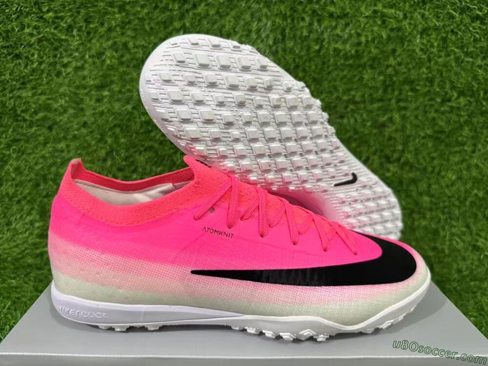 Nike Air Zoom Mercurial Vapor 17 Elite TF Artificial Turf Soccer Shoes - Pink/Hyper Pink/White