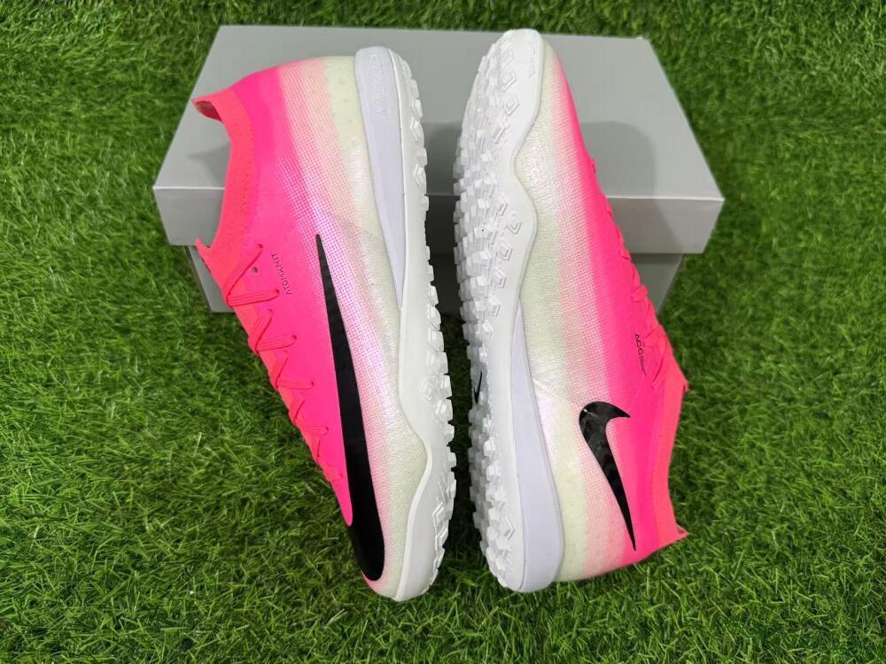 Nike Air Zoom Mercurial Vapor 17 Elite TF Artificial Turf Soccer Shoes - Pink/Hyper Pink/White