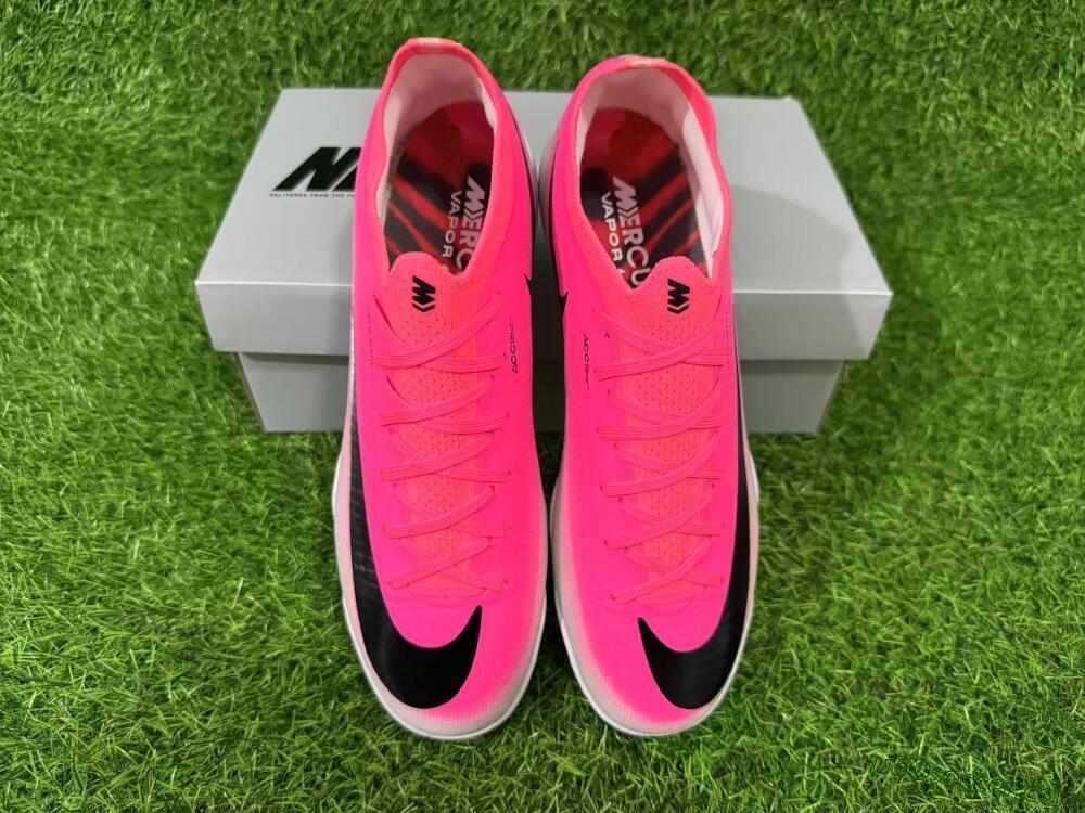 Nike Air Zoom Mercurial Vapor 17 Elite TF Artificial Turf Soccer Shoes - Pink/Hyper Pink/White