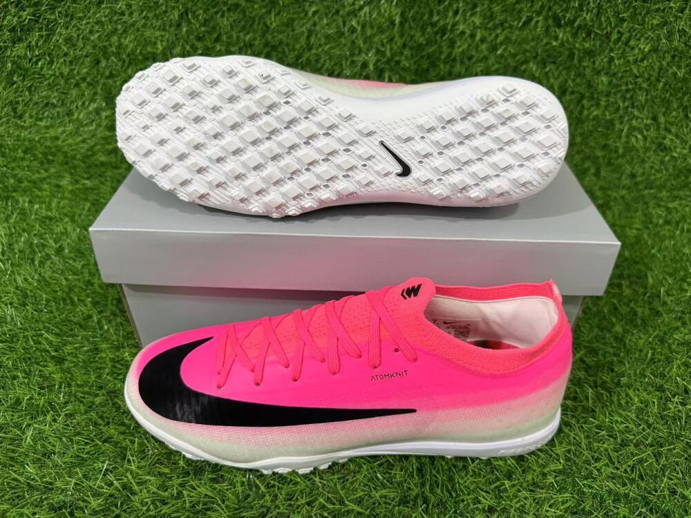 Nike Air Zoom Mercurial Vapor 17 Elite TF Artificial Turf Soccer Shoes - Pink/Hyper Pink/White