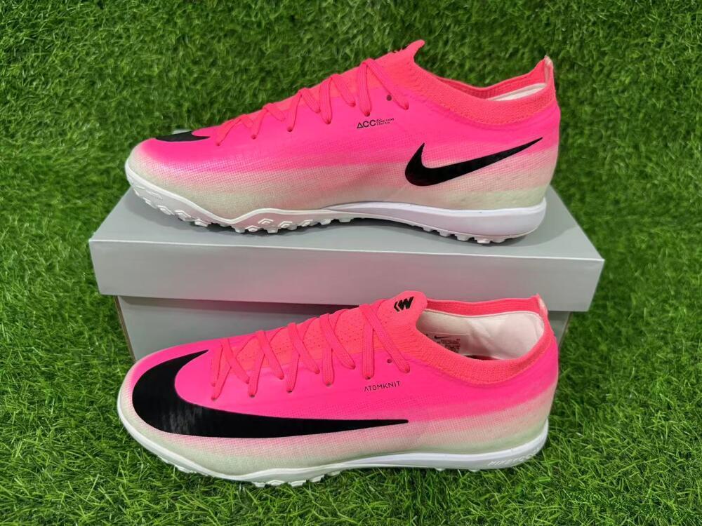 Nike Air Zoom Mercurial Vapor 17 Elite TF Artificial Turf Soccer Shoes - Pink/Hyper Pink/White