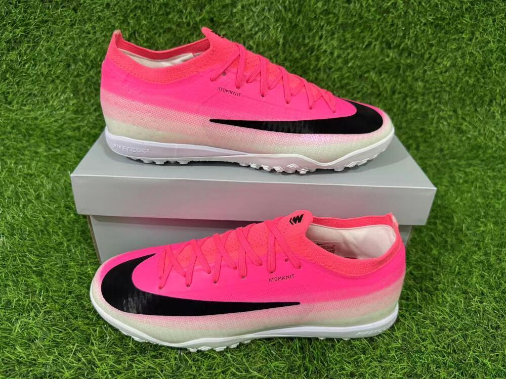 Nike Air Zoom Mercurial Vapor 17 Elite TF Artificial Turf Soccer Shoes - Pink/Hyper Pink/White
