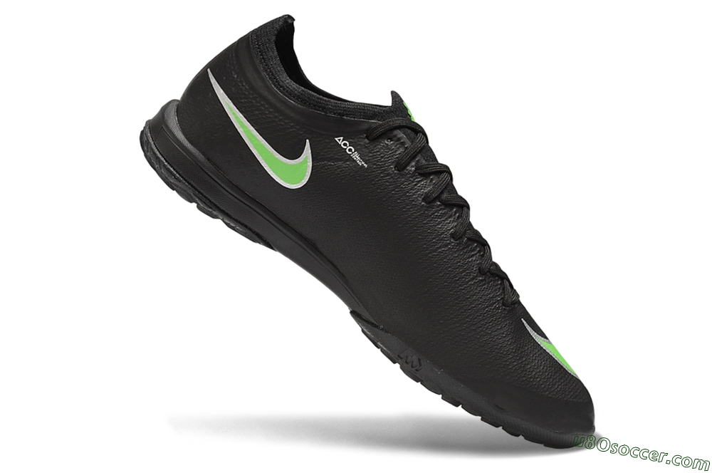 Nike Air Zoom Mercurial Vapor 17 Elite TF Artificial Turf Soccer Shoes - Black/Black/Electric Green 4