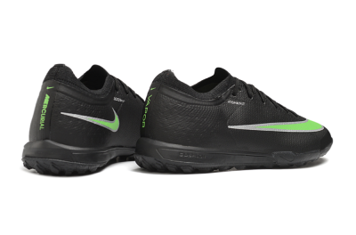 Nike Air Zoom Mercurial Vapor 17 Elite TF Artificial Turf Soccer Shoes - Black/Black/Electric Green