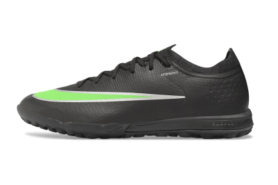 Nike Air Zoom Mercurial Vapor 17 Elite TF Artificial Turf Soccer Shoes - Black/Black/Electric Green