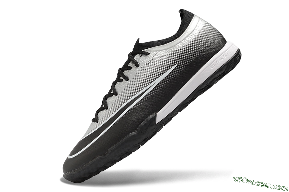 Nike Air Zoom Mercurial Vapor 17 Elite TF Artificial Turf Soccer Shoes - Black/Metallic Silver/Black 5