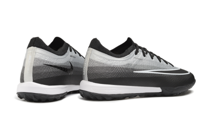 Nike Air Zoom Mercurial Vapor 17 Elite TF Artificial Turf Soccer Shoes - Black/Metallic Silver/Black