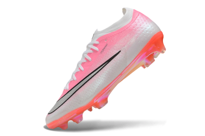 Nike Air Zoom Mercurial Vapor 17 Elite FG Firm Ground Soccer Cleats - Pink/Sunset Pink/Metallic Platinum