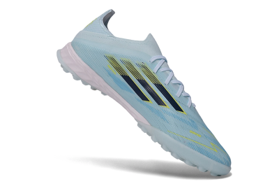 Adidas F50 Elite TF Artificial Turf Soccer Shoes - Blue/Ice Blue/Navy Yellow