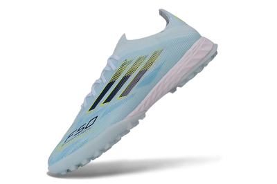 Adidas F50 Elite TF Artificial Turf Soccer Shoes - Blue/Ice Blue/Navy Yellow