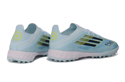 Adidas F50 Elite TF Artificial Turf Soccer Shoes - Blue/Ice Blue/Navy Yellow