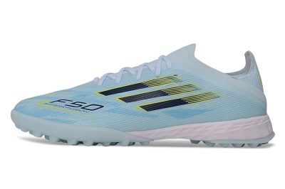 Adidas F50 Elite TF Artificial Turf Soccer Shoes - Blue/Ice Blue/Navy Yellow