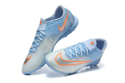 Nike Air Zoom Mercurial Superfly 11 Elite TF Artificial Turf Soccer Shoes - Blue/Sky Blue/Metallic Silver
