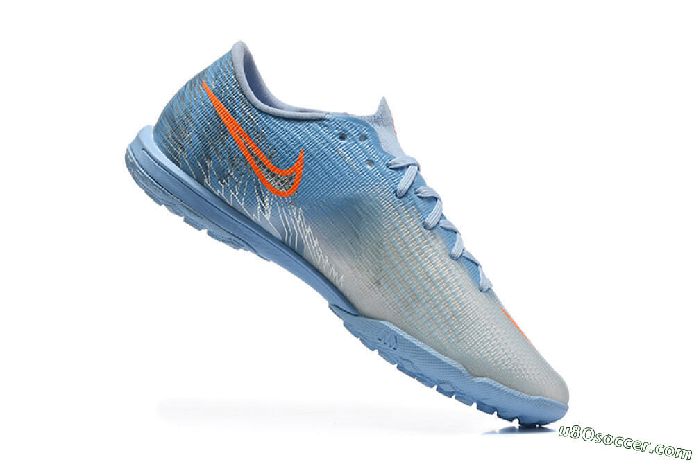 Nike Air Zoom Mercurial Superfly 11 Elite TF Artificial Turf Soccer Shoes - Blue/Sky Blue/Metallic Silver 7