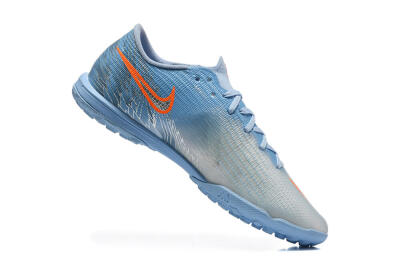 Nike Air Zoom Mercurial Superfly 11 Elite TF Artificial Turf Soccer Shoes - Blue/Sky Blue/Metallic Silver