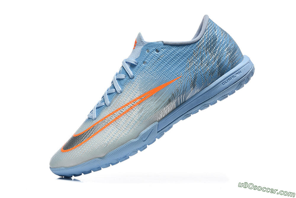 Nike Air Zoom Mercurial Superfly 11 Elite TF Artificial Turf Soccer Shoes - Blue/Sky Blue/Metallic Silver 8