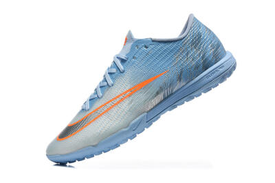 Nike Air Zoom Mercurial Superfly 11 Elite TF Artificial Turf Soccer Shoes - Blue/Sky Blue/Metallic Silver
