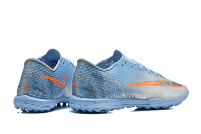 Nike Air Zoom Mercurial Superfly 11 Elite TF Artificial Turf Soccer Shoes - Blue/Sky Blue/Metallic Silver