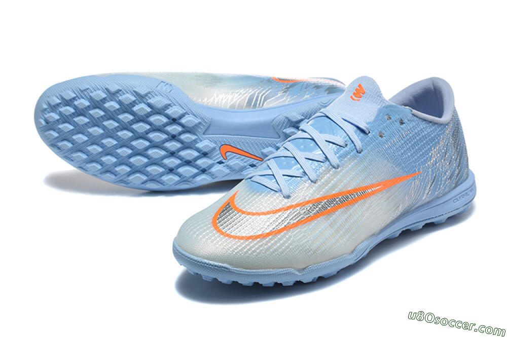Nike Air Zoom Mercurial Superfly 11 Elite TF Artificial Turf Soccer Shoes - Blue/Sky Blue/Metallic Silver 3