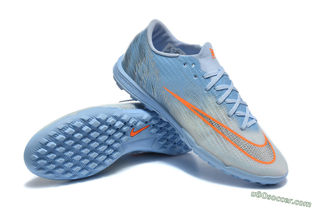 Nike Air Zoom Mercurial Superfly 11 Elite TF Artificial Turf Soccer Shoes - Blue/Sky Blue/Metallic Silver 4