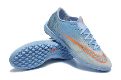 Nike Air Zoom Mercurial Superfly 11 Elite TF Artificial Turf Soccer Shoes - Blue/Sky Blue/Metallic Silver