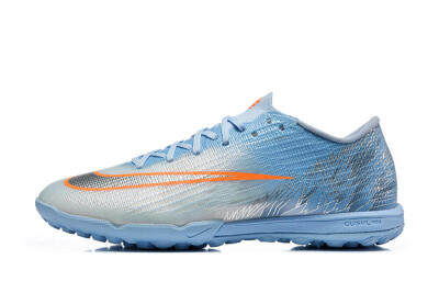 Nike Air Zoom Mercurial Superfly 11 Elite TF Artificial Turf Soccer Shoes - Blue/Sky Blue/Metallic Silver