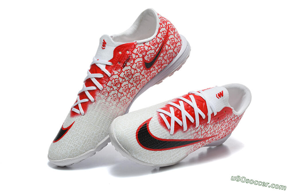 Nike Air Zoom Mercurial Superfly 11 Elite TF Artificial Turf Soccer Shoes - White/University Red/Black 6