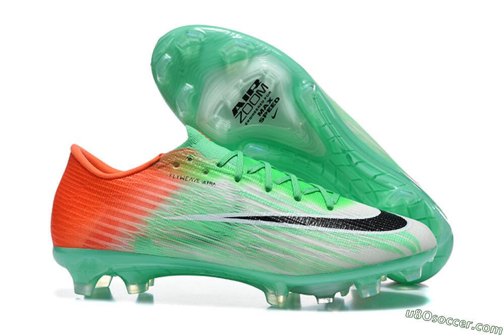 Nike Air Zoom Mercurial Superfly 11 Elite FG Firm Ground Soccer Cleats - Green/Electric Green/Total Orange 1