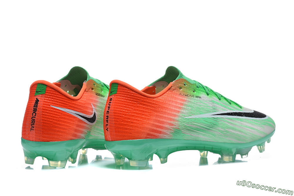 Nike Air Zoom Mercurial Superfly 11 Elite FG Firm Ground Soccer Cleats - Green/Electric Green/Total Orange 9