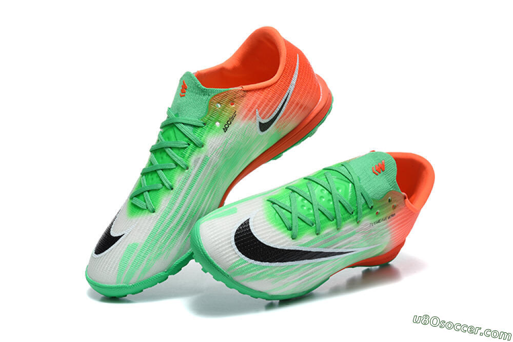 Nike Air Zoom Mercurial Superfly 11 Elite TF Artificial Turf Soccer Shoes - Green/Electric Green/Total Orange 6