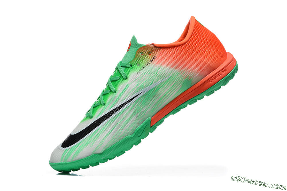Nike Air Zoom Mercurial Superfly 11 Elite TF Artificial Turf Soccer Shoes - Green/Electric Green/Total Orange 8