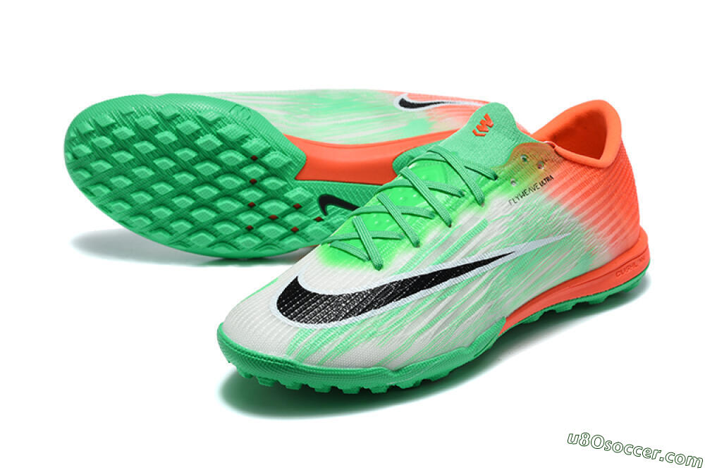 Nike Air Zoom Mercurial Superfly 11 Elite TF Artificial Turf Soccer Shoes - Green/Electric Green/Total Orange 3