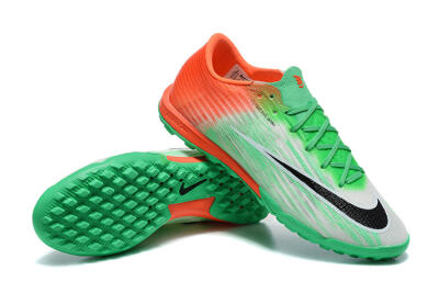Nike Air Zoom Mercurial Superfly 11 Elite TF Artificial Turf Soccer Shoes - Green/Electric Green/Total Orange