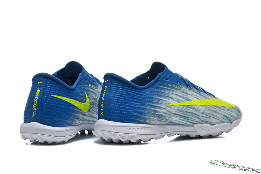Nike Air Zoom Mercurial Superfly 11 Elite TF Artificial Turf Soccer Shoes - Blue/Photo Blue/Volt 9