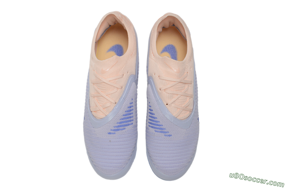 Nike Phantom 6 Elite Low AG Artificial Grass Soccer Cleats - Purple/Pastel Lavender/Peach Dust 4