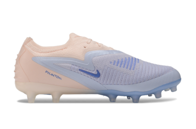 Nike Phantom 6 Elite Low AG Artificial Grass Soccer Cleats - Purple/Pastel Lavender/Peach Dust