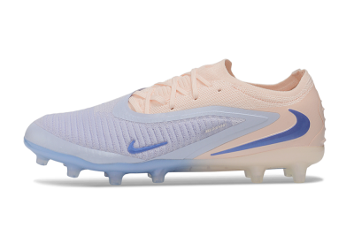 Nike Phantom 6 Elite Low AG Artificial Grass Soccer Cleats - Purple/Pastel Lavender/Peach Dust