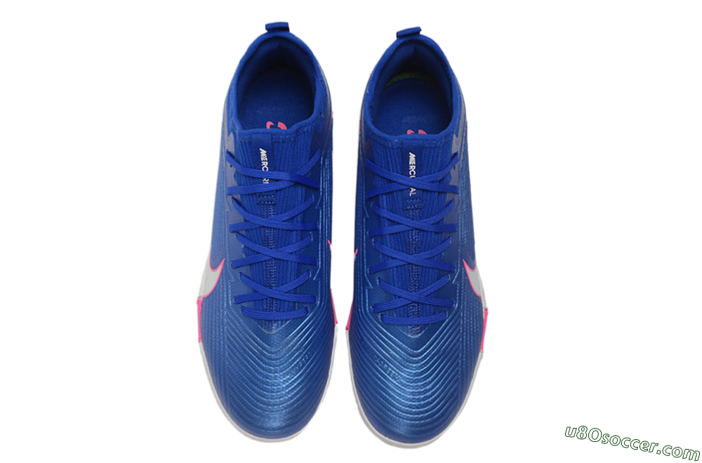 Nike Air Zoom Mercurial Vapor 16 Pro TF Artificial Turf Soccer Shoes - Blue/Baltic Blue/Pink Blast 4