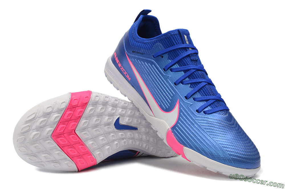 Nike Air Zoom Mercurial Vapor 16 Pro TF Artificial Turf Soccer Shoes - Blue/Baltic Blue/Pink Blast 3