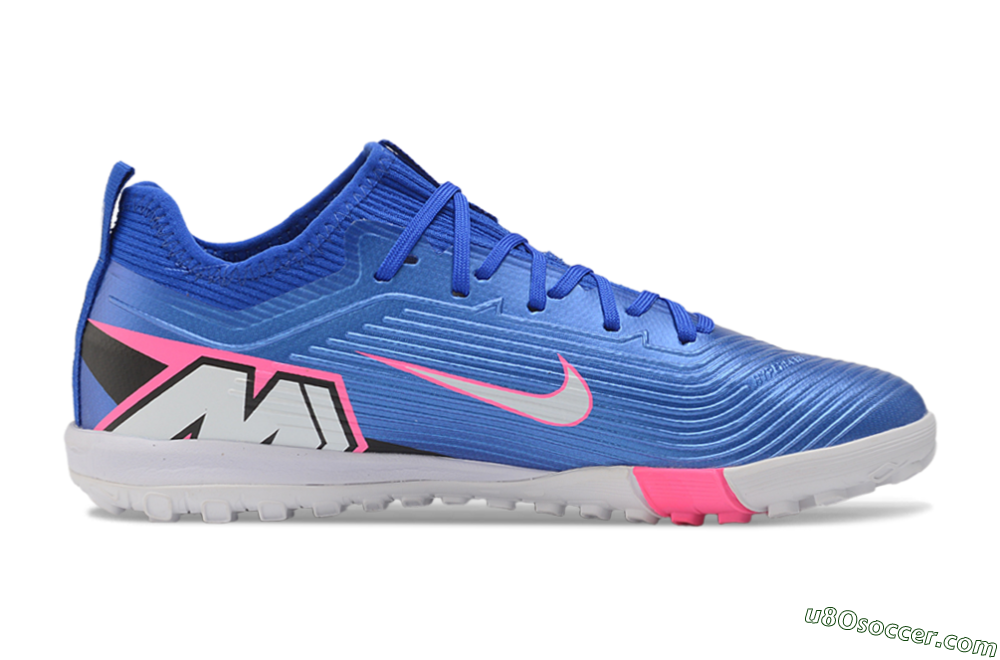 Nike Air Zoom Mercurial Vapor 16 Pro TF Artificial Turf Soccer Shoes - Blue/Baltic Blue/Pink Blast 7