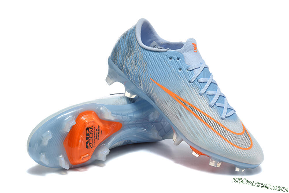 Nike Air Zoom Mercurial Superfly 11 Elite FG Firm Ground Soccer Cleats - Blue/Glacier Blue/Bright Crimson 4