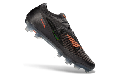 Nike Phantom 6 Elite Low FG Firm Ground Soccer Cleats - Black/Anthracite/Iridescent