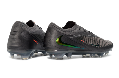 Nike Phantom 6 Elite Low FG Firm Ground Soccer Cleats - Black/Anthracite/Iridescent