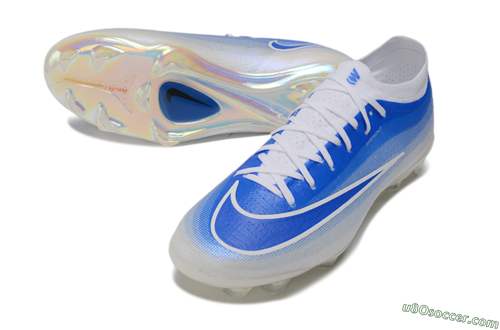 Nike Air Zoom Mercurial Vapor 17 Elite FG Firm Ground Soccer Cleats - Blue/Photo Blue/White 3