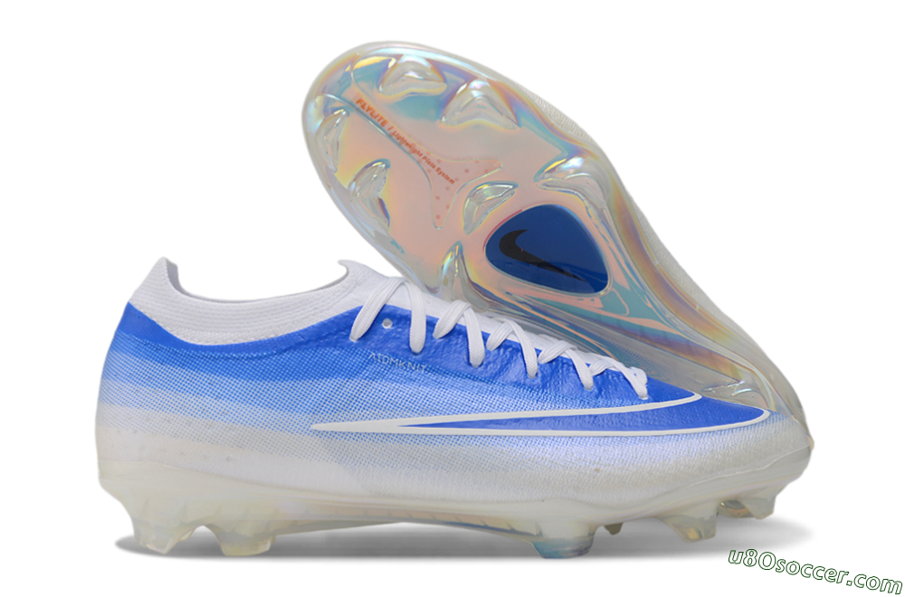 Nike Air Zoom Mercurial Vapor 17 Elite FG Firm Ground Soccer Cleats - Blue/Photo Blue/White 1